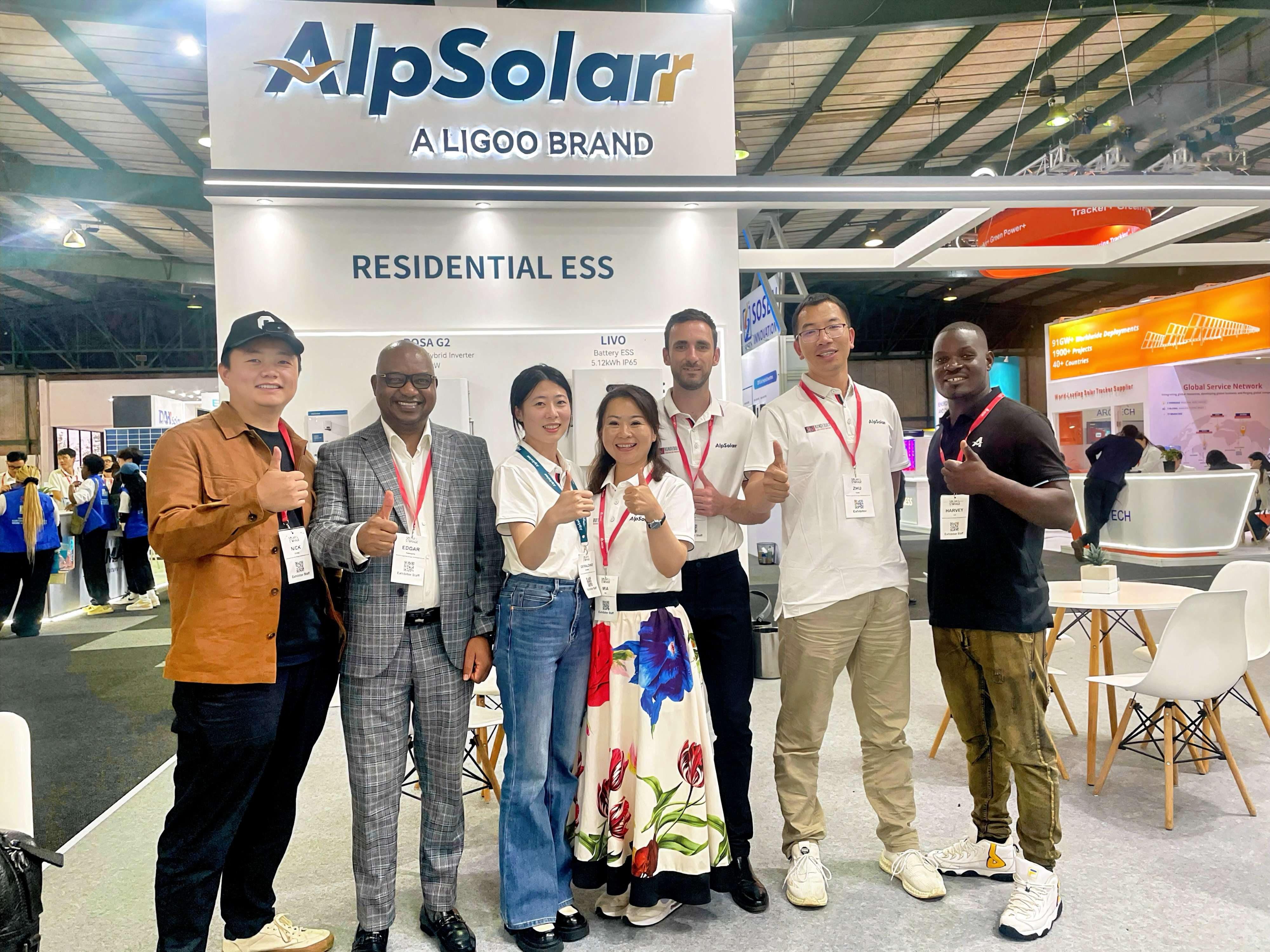 Shining in South Africa Solar & Storage Live Africa: les nouvelles solutions d'Alpsolarr ouvrent la voie à un avenir vert